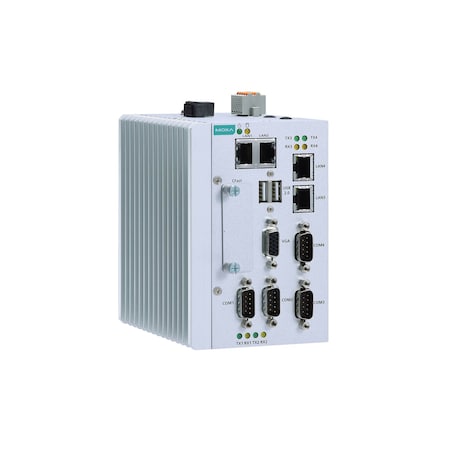 Moxa X86 Embedded Comp W/ Intel Atom Quad-Core E3845 Processor, Mc-1122-E4-T MC-1122-E4-T